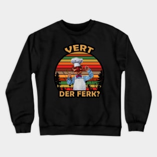 vert der ferk//Retro Color Crewneck Sweatshirt